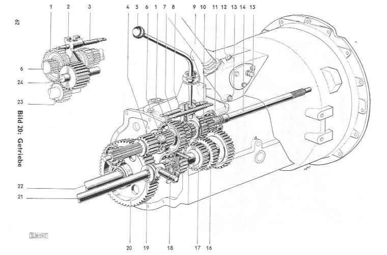 Bild 20 : Getriebe